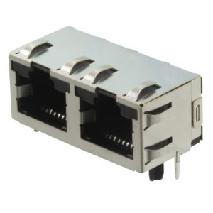 Conector Modular Jack de 8 Posições 8P8C 1x2 - 6116522-1