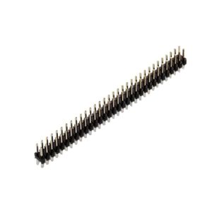 Barra de Pinos de Fileira Dupla, 2 Vias e Passe de 2.54mm - 61300421121