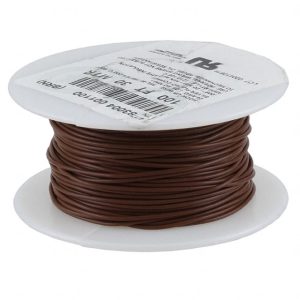 Fio de conexão 26AWG 1C TFE Marrom 7x34 600V 30 metros - 83002 001100