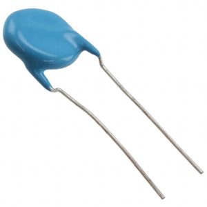 Capacitor Cerâmico Disco Radial 220pF 400VAC 10% (6 X 6mm) Tamanho 7.5mm 125°C - DE2B3SA221KN3AY02F