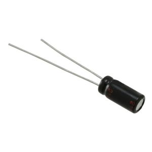 Capacitores Eletrolíticos de Alumínio 47uF 35V 20% (5 X 11mm) Radial 5mm 90mA 1000h 105°C - EEU-HD1V470B