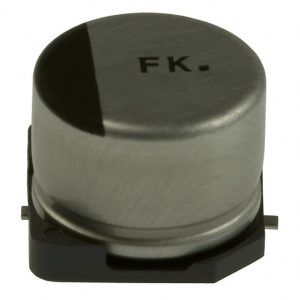 Capacitor Eletrolitico de Alumínio Radial SMD de 470µF, 20% e 16V - EEV-FK1C471P