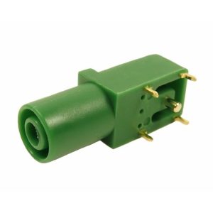 Conector Banana Jack Fêmea 4mm para Montagem PCB Verde - FCR7350G