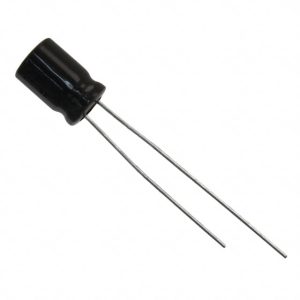 Supercapacitores Ultracapacitores 2.7V 1 Farad Radial 9x6.3mm 20%- Proprios para uso em Circuitos Eletroni - JUWT1105MCD