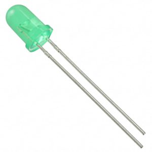 LEDs padrão - Vazados Thru-Hole Lamp 5mm Green 571nm 30Deg - LTL2R3KGD-EM
