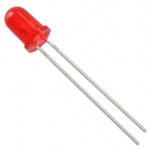 LEDs padrão - Vazados Thru-Hole Lamp 5mm Red 631nm 30Deg - LTL2R3KRD-EM