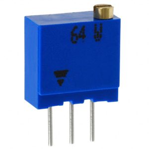Potênciometro Cermet de 1KOhm, 10% e 0.5W - M64W102KB40