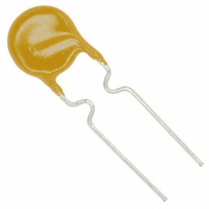 Fusível Resetável PTC RADIAL de 60V, 40A, 0.55W, 3.8s e 0.52Ohm - MF-R040-0-99
