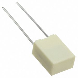 Capacitores de película 250V 0.1uF 5% LS=5mm AEC-Q200 - R82IC3100DQ60J