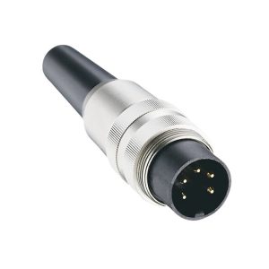 Conector de Áudio Vídeo DIN IP40 de 6 Contatos, 5A, 250VAC e 10^13Ohms - SV 60